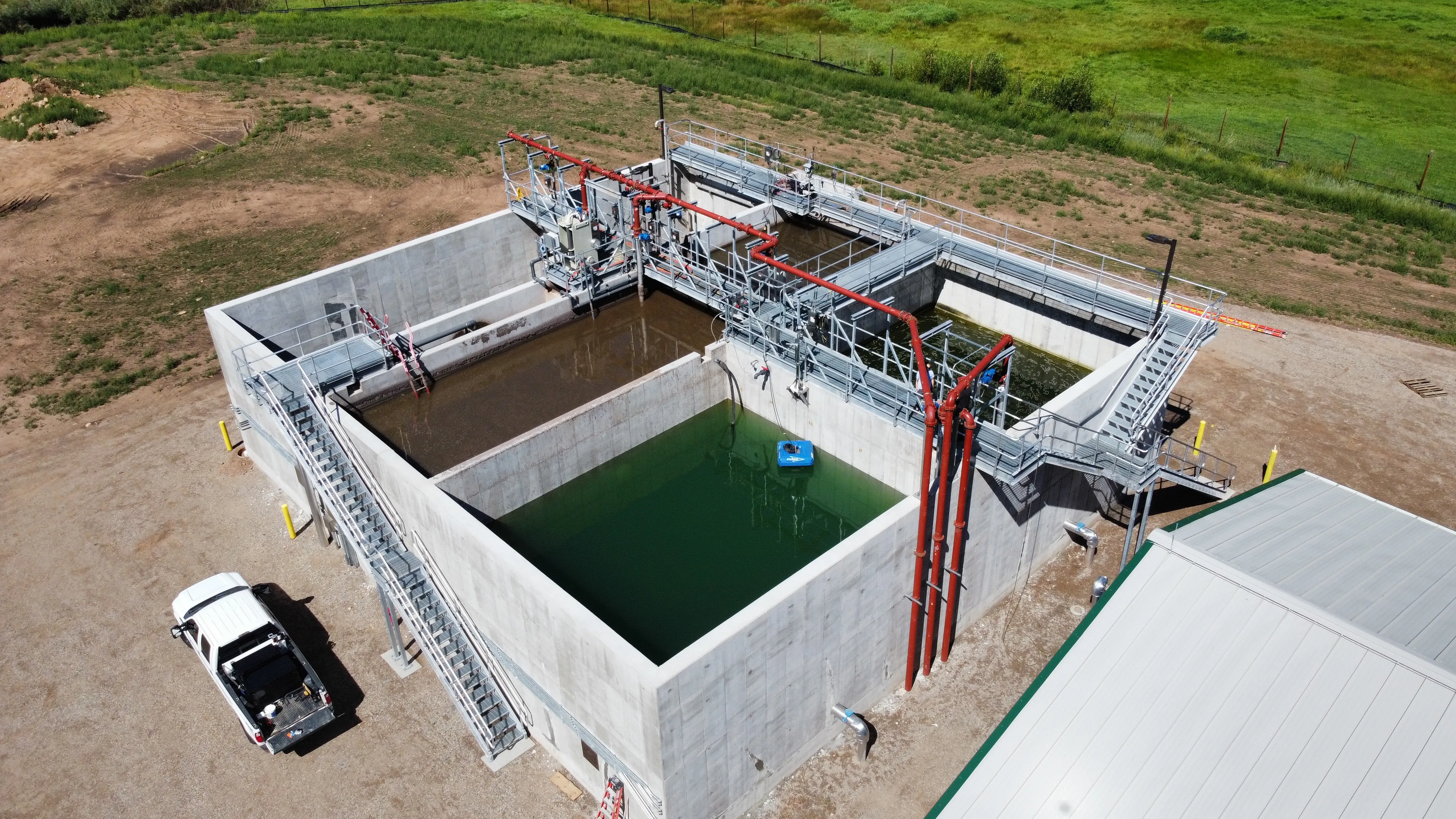Aerial view of the WWW™ BIOCOS® system at Edgewater Ranch Metropolitan District